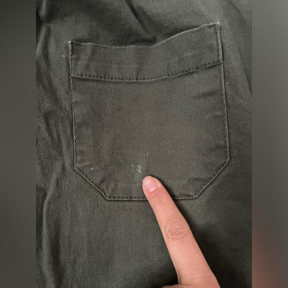 Rewash Olive Green Joggers - Picture 7 of 7